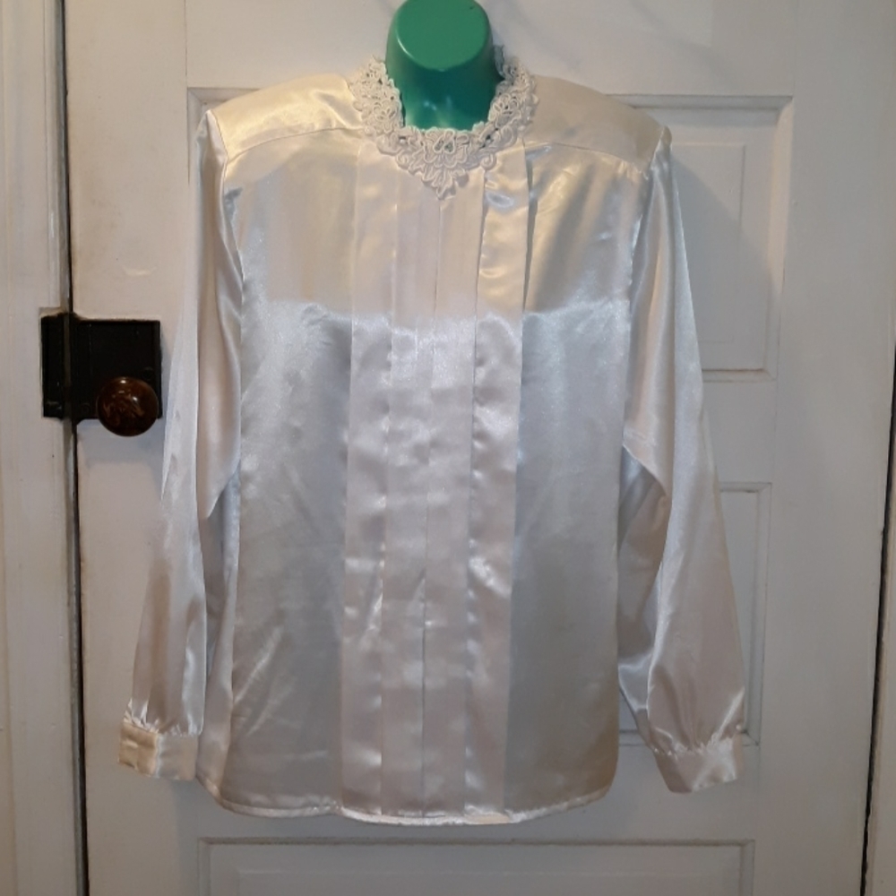 Impressions of California white dress shirt 1980s